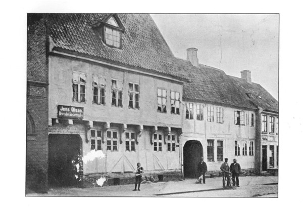 Trykt fotografi. Nørregade 62, Odense